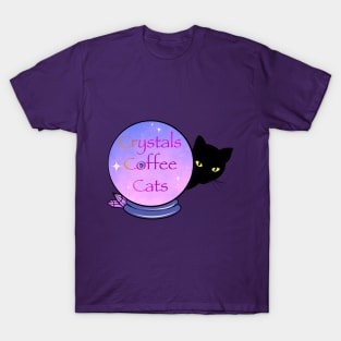 Crystals Coffee & Cats T-Shirt